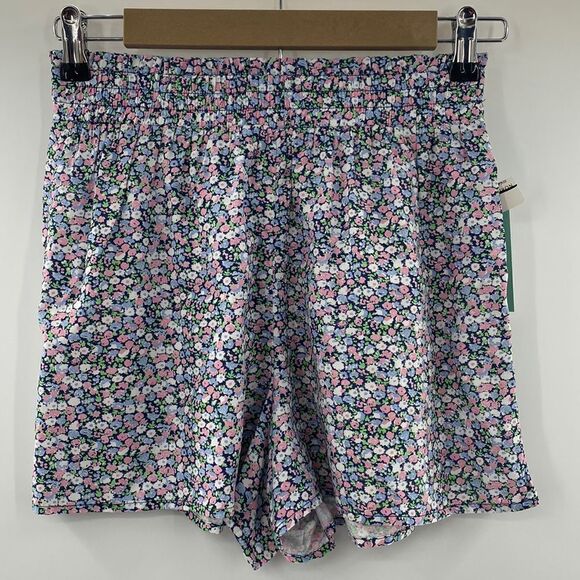 Abound Floral Pink/Blue Shorts size Small - Picture 1 of 4